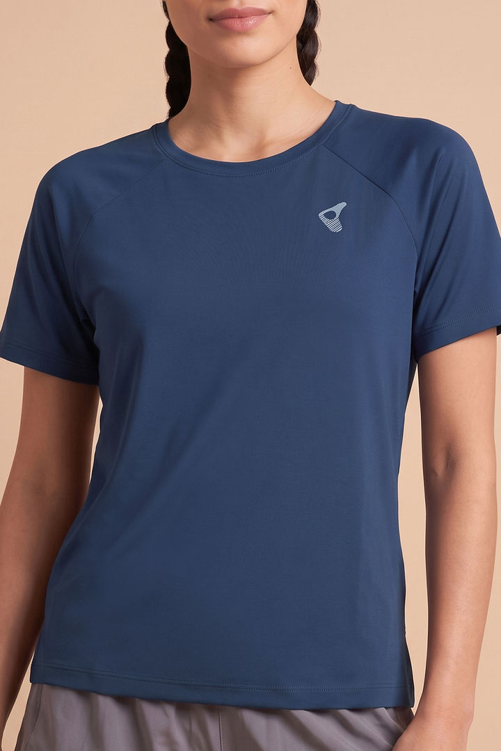 Zelocity Relaxed Quick Dry Top - Navy Peony — image 5